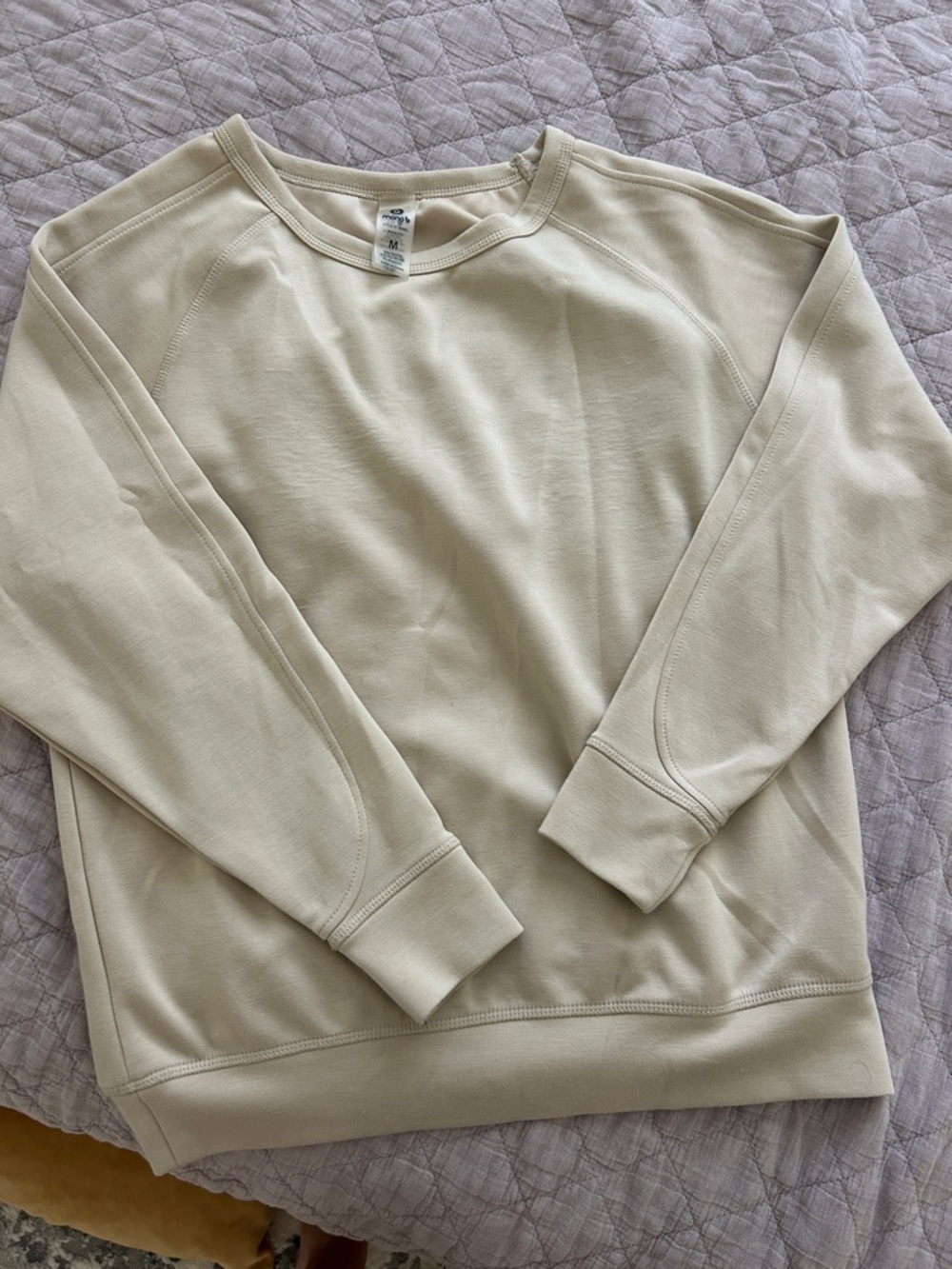 Mono B Men's Cream Crewneck Sweatshirt